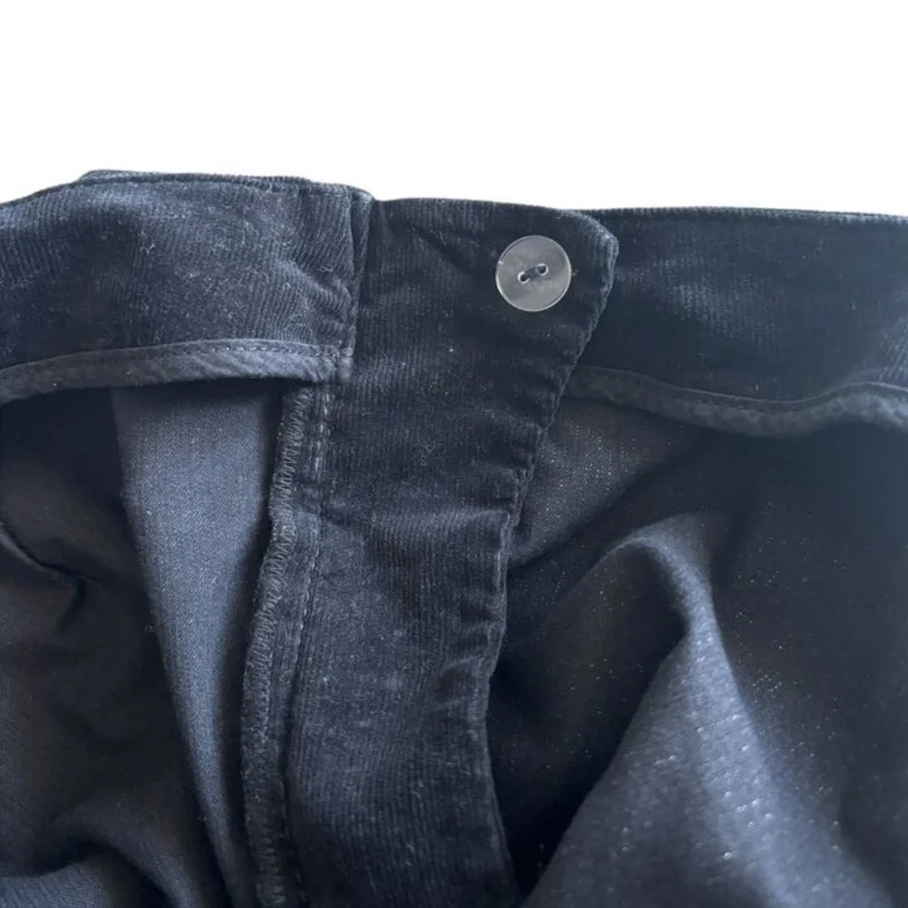 Tory Burch Women’s Black Corduroy Trousers Sz 32 GUC